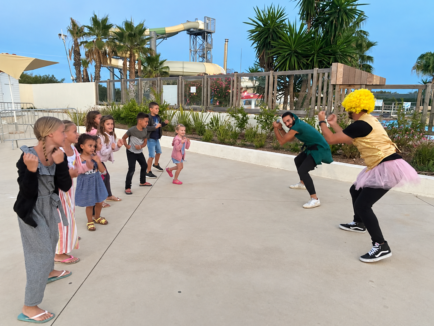 Animation en plein air pour enfants